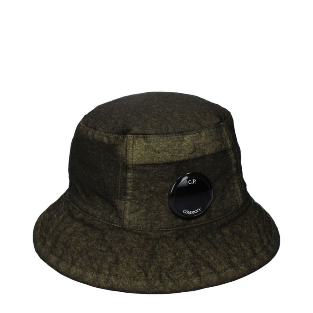 C.P. Company Green Polyamide Bucket Men's Hat